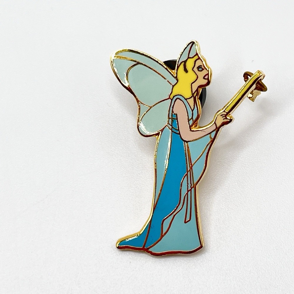 Small Blue‎ Fairy with Dangling Star Wand Disney Pin